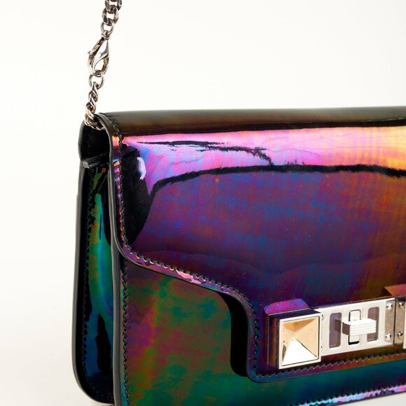 Proenza Schouler PS11 Oil Slick Leather Chain Wallet - Picture 7 of 13